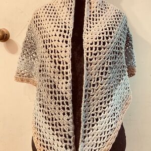 Elegant Crochet Women's Shawl.